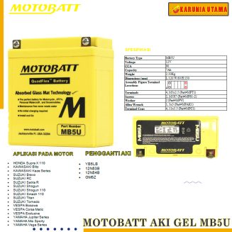 MOTOBATT-AKI-GEL-MB5U