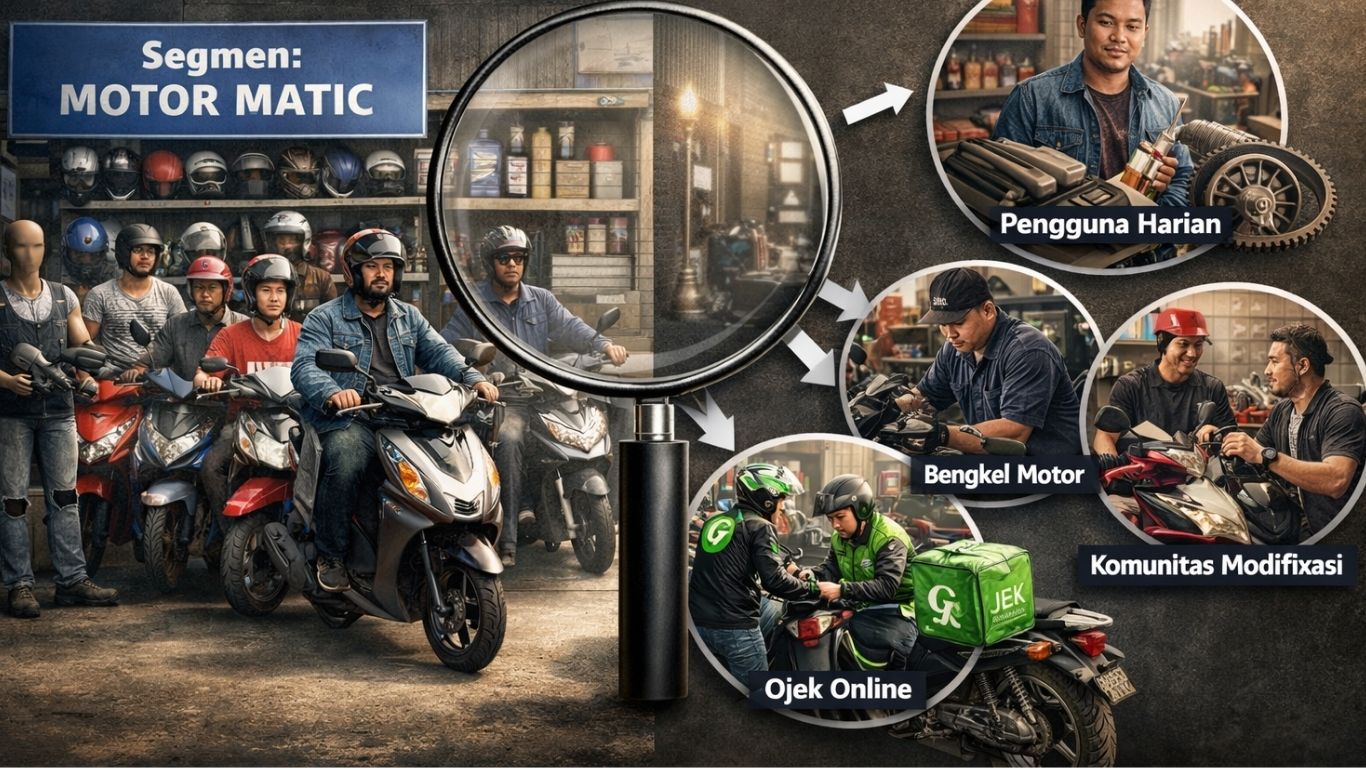 Konsep Target Pasar Toko Sparepart Motor