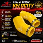 BRT Banana Rubber Velocity Karet Filter Throttle Body NMAX PCX Vario CRF Clamp Ring Original